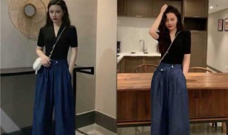 t恤阔腿裤的搭配推荐 t恤阔腿裤的搭配推荐女